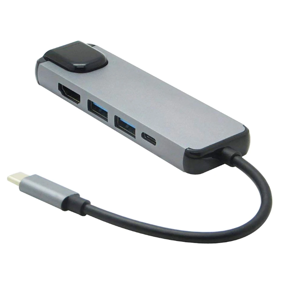 Прямая поставка 5 в 1 совместимый с Type C на 4K HDMI USB 3 0 зарядный концентратор адаптер