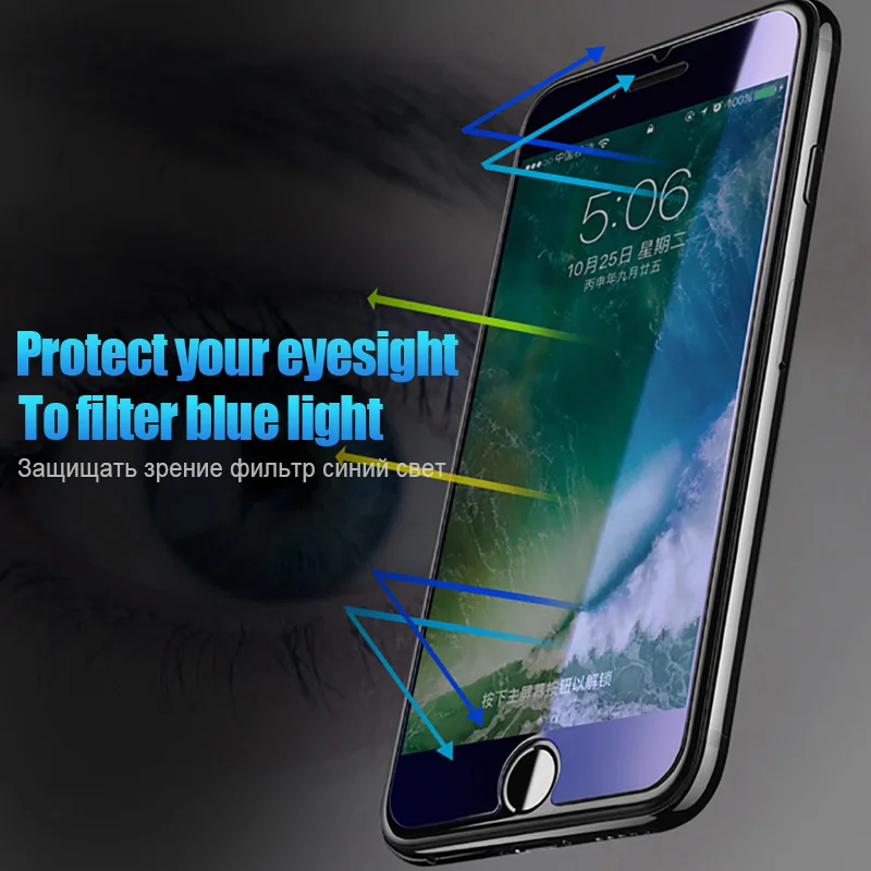 Закаленное стекло 3 шт./лот для iPhone 11 Pro Max 7 8 6 6s Plus SE 2020 5 5s Защита экрана XS XR 1 чехол