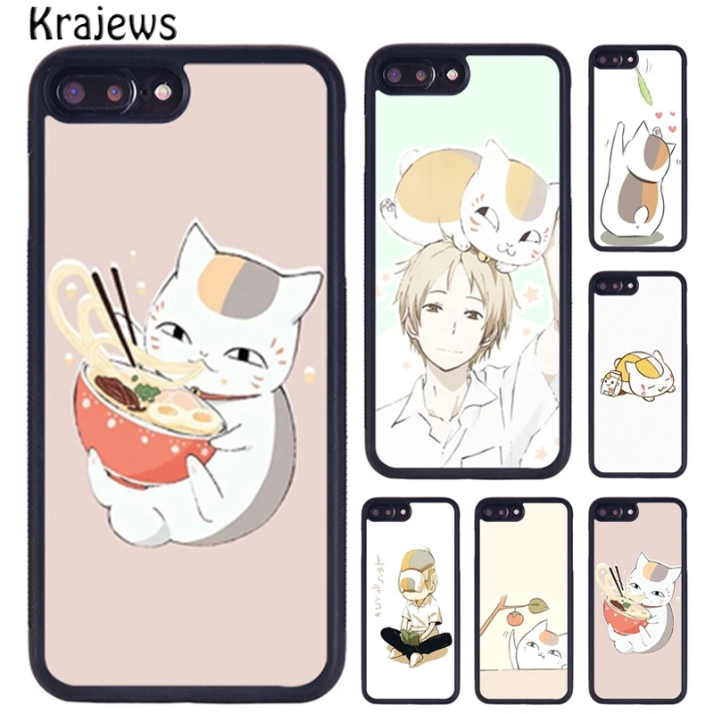 Чехол для телефона krajew Nyanko Sensei natможно Yuujinchou iPhone X XR XS 11 12 Pro MAX 5 6 6S 7 8 Plus Samsung Galaxy S7 S8 S9