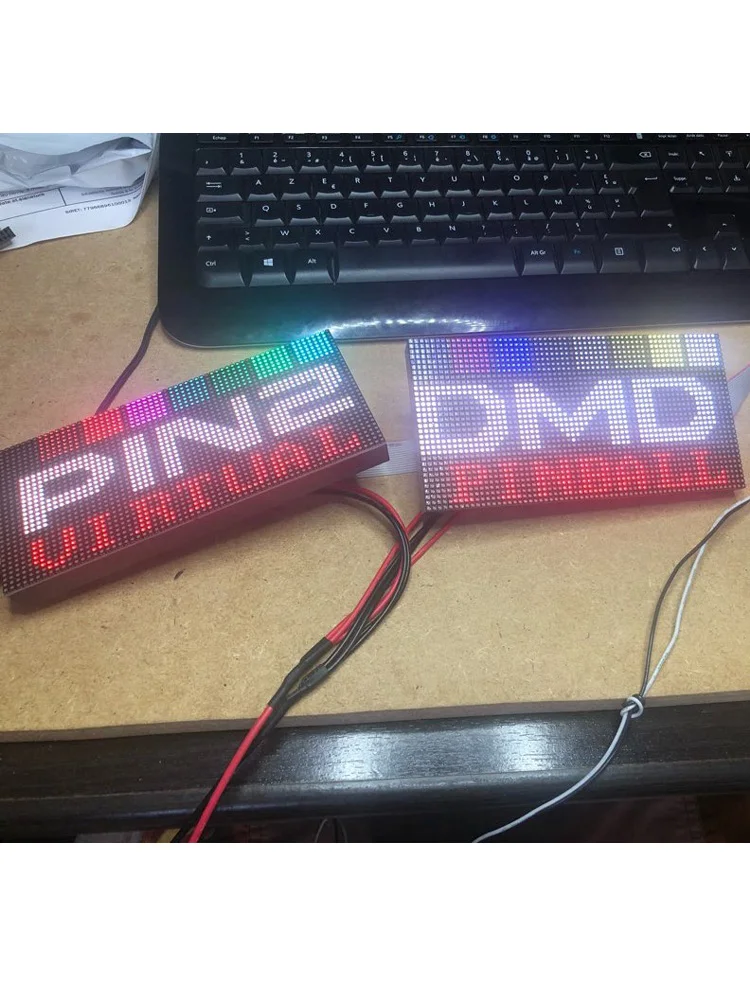 Полноцветный светодиодный дисплей HUB75 P2.5 внутренняя панель 160 мм x 80 SMD RGB матрица