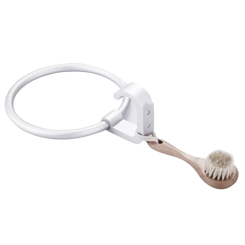 

Modern Design Towel Rings With Hook Towel Holder Round Bathroom Accessories Hardware Wall-Mounted Towel Rack