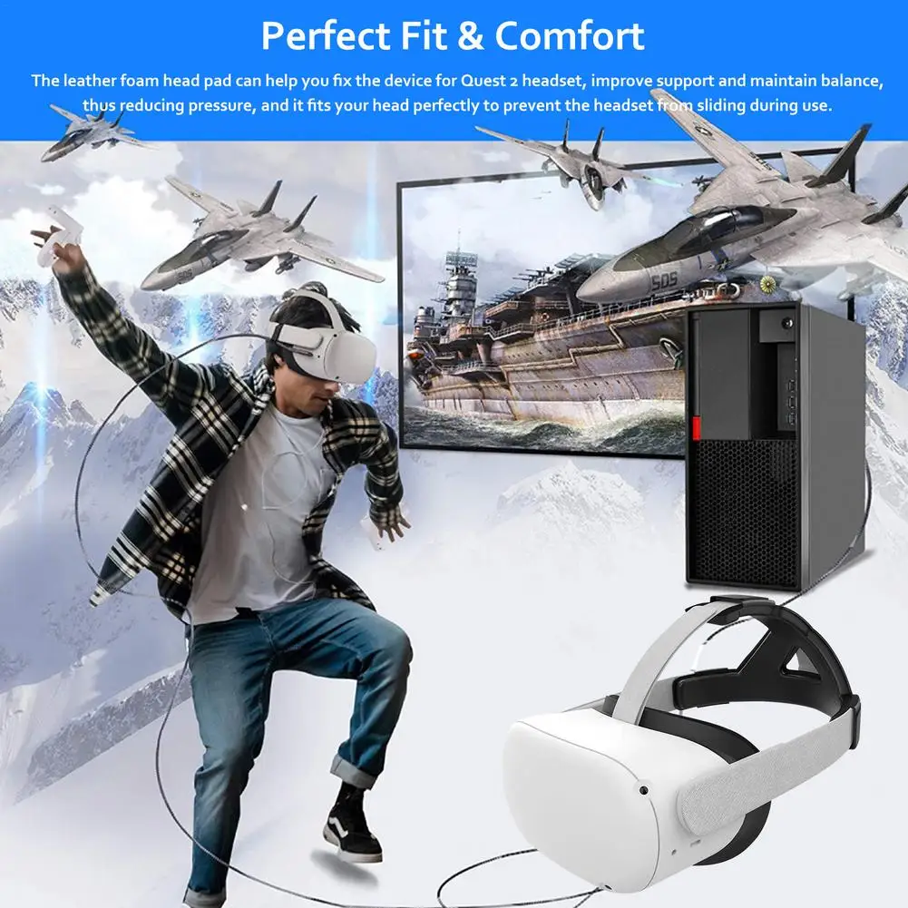 Повязка на голову подушка ремешок для снятия давления Oculus Quest 2 | Электроника