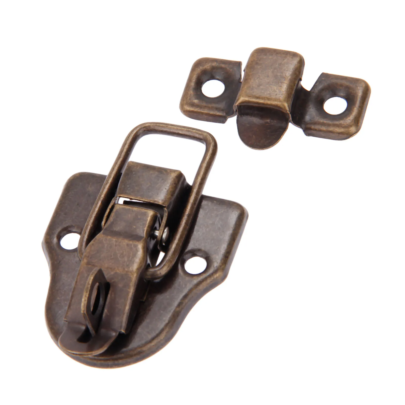 2 шт. антикварных ювелирных изделий деревянная коробка защелка фиксаторами