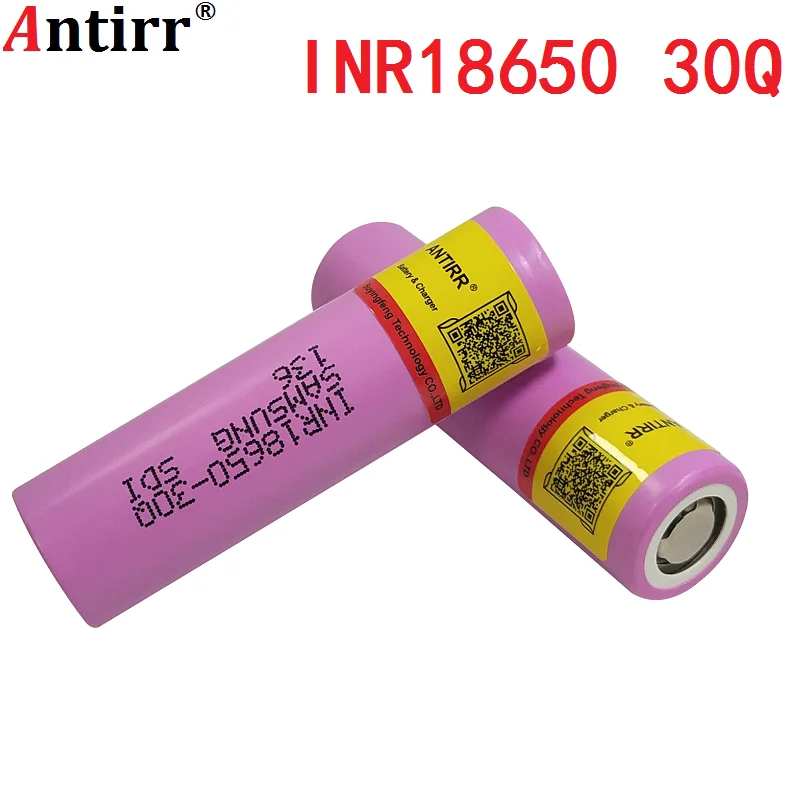 Оригинальный Новый INR18650 30Q перезаряжаемый аккумулятор 3000mAh li lon батареи для
