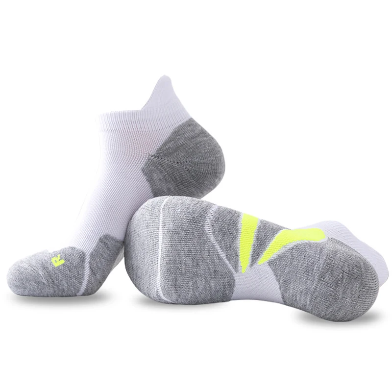 

Boat Socks Men's Short Towel Bottom Outdoor Sports Socks Soft Breathable Sweat-absorbent Professional Running Men's Socks