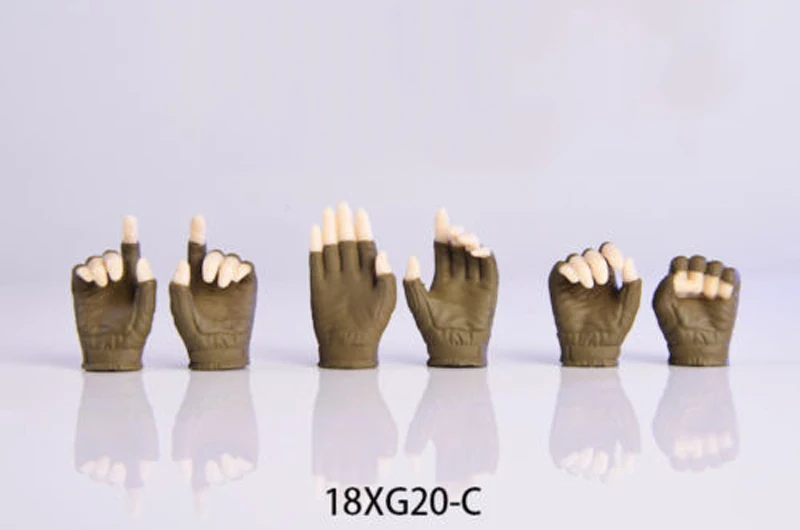 

1:6 Scale 4 Colors Gloves Hand Type 2.0 Gun Hand Model for 12" TBleague Body Action Figures Doll