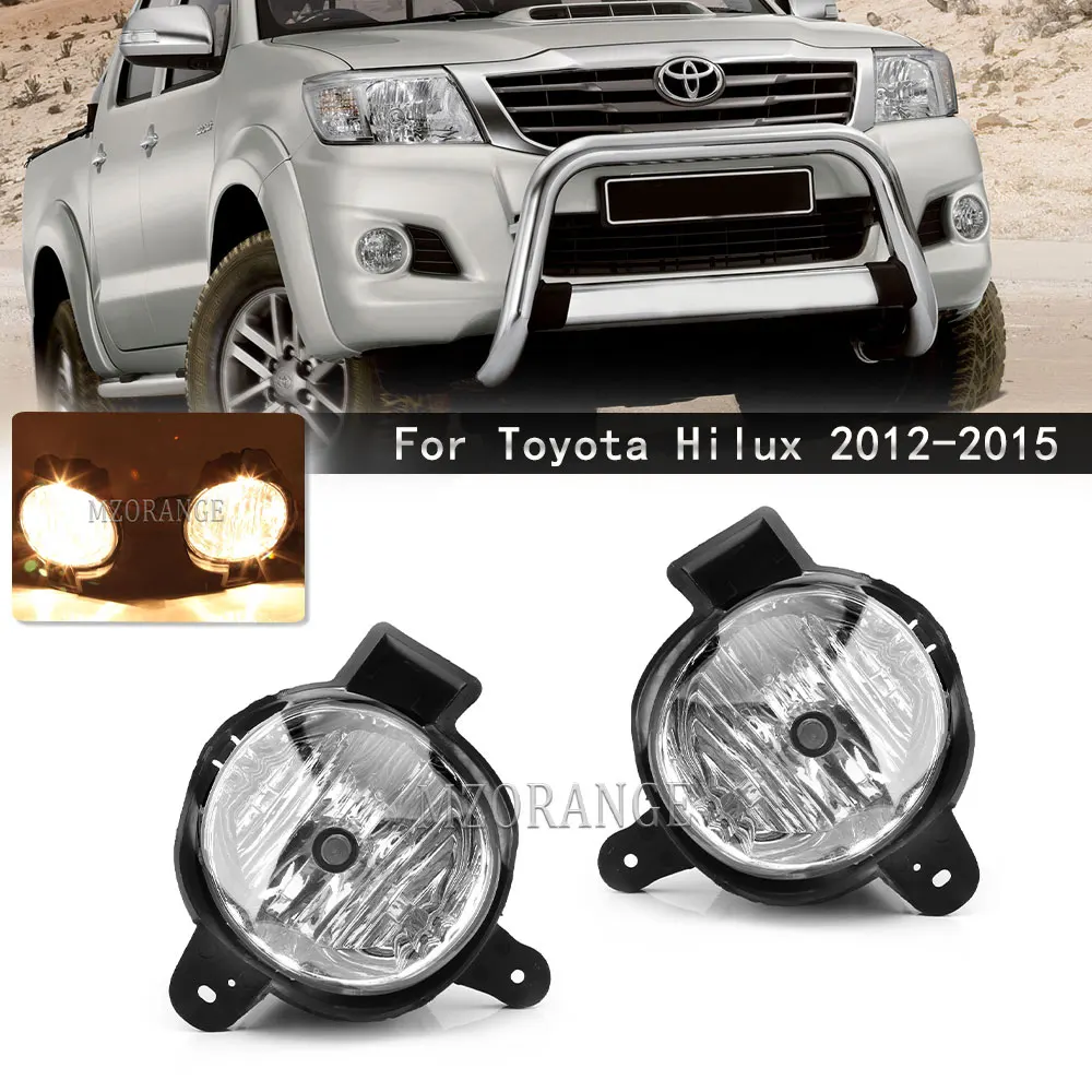 

Fog Lights Headlight for Toyota for Hilux VIGO MK7 2012-2017 Fog Light Halogen Front Bumper Fog Lamp Driving Lamps Foglights