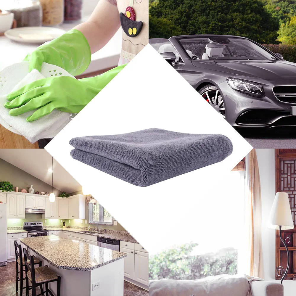 Полотенце для чистки автомобиля микрофибра коралловый бархат ткань