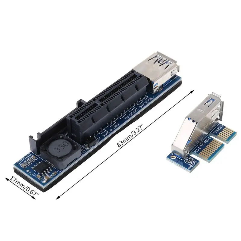 Плата расширения PCI Express USB 3 0 адаптер Райзер PCIE карта PCI-E SATA E X1 до X4 слот |