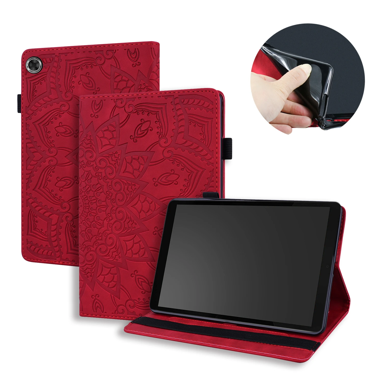 Чехол-книжка из искусственной кожи для Lenovo Tab M8 8 0 дюйма | Компьютеры и офис
