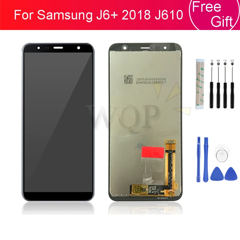 

ЖК-дисплей TFT для Samsung J610, ЖК-дисплей с сенсорным экраном, дигитайзер в сборе, замена, 100% тестирование для samsung J6 + LCD