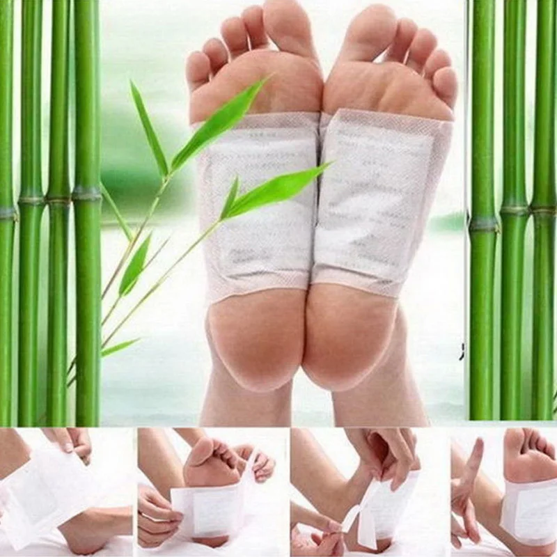 

20 Pcs Detox Foot Patches Pads Toxins Feet Slimming Cleansing Herbal Body Health Adhesive Pads