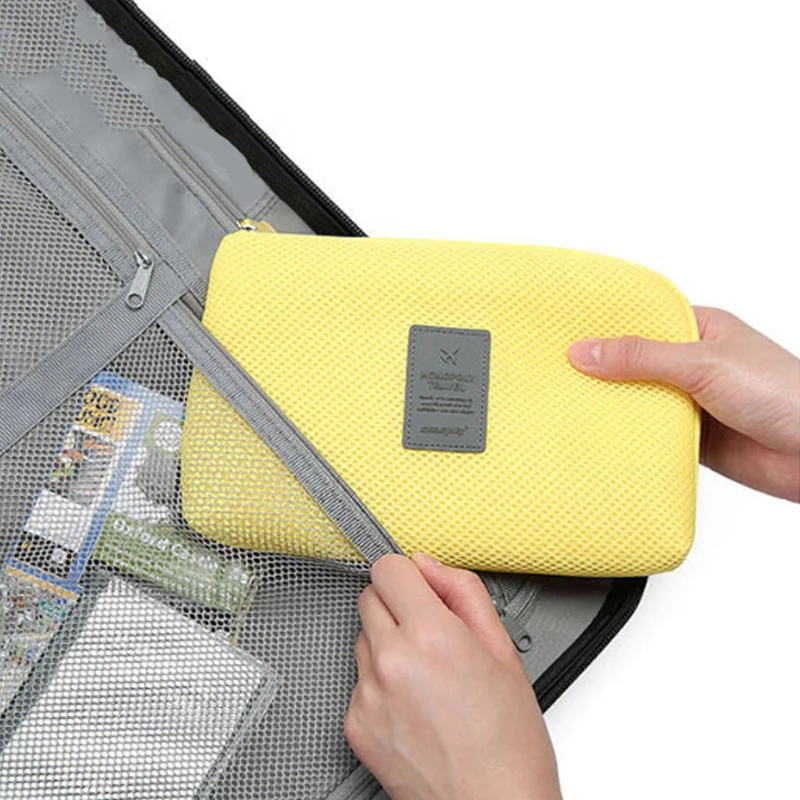 Портативная сумка для хранения кабеля передачи данных Органайзер проводов