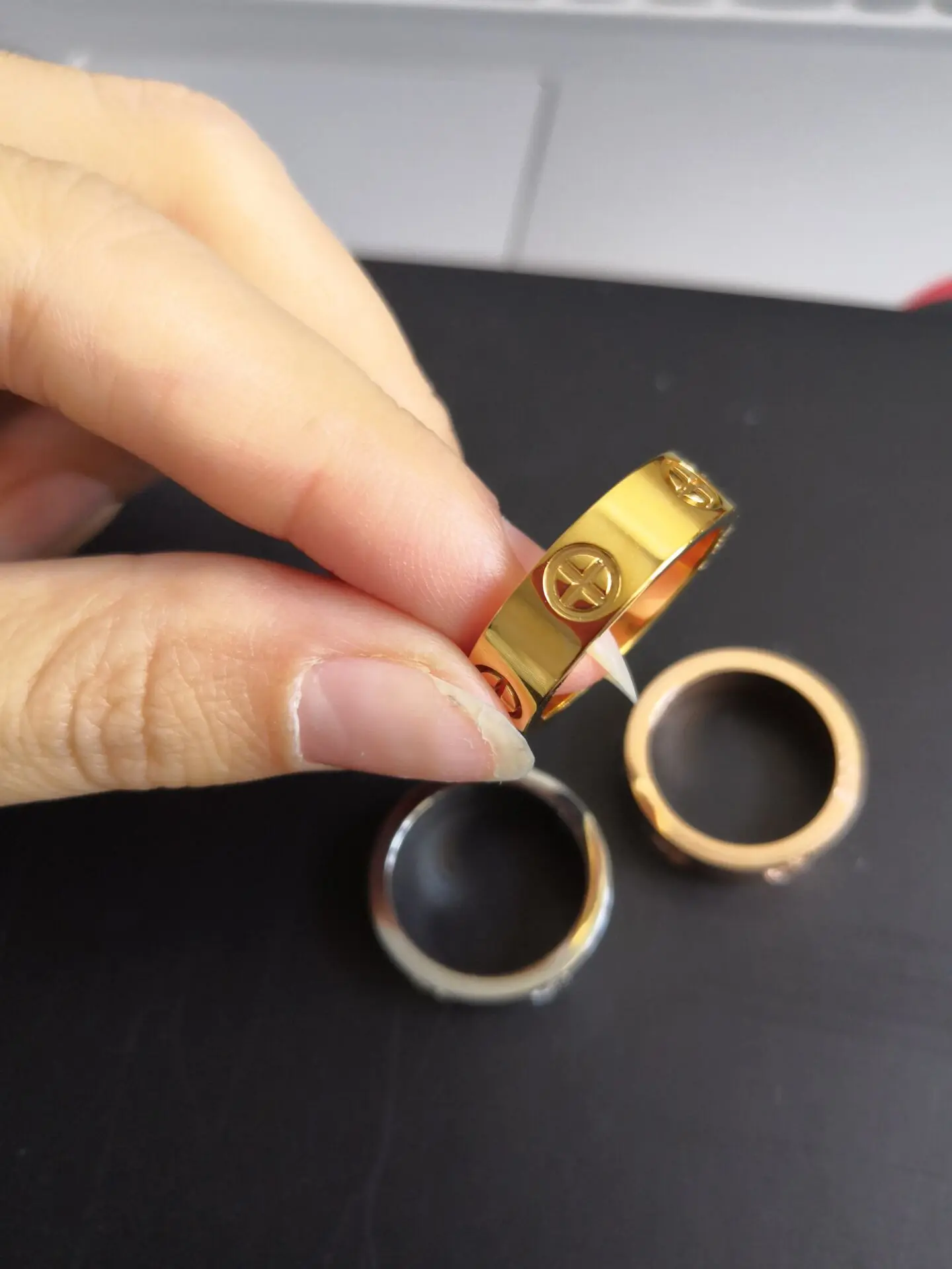 Обручальное кольцо из титановой стали для мужчин и женщин|Кольца помолвки| |