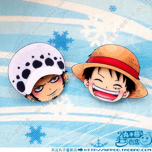 Аниме ONE PIECE Луффи Ace ророноа Зоро Санджи Трафальгар Ло Чоппер значок косплея