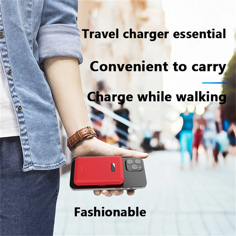 

For 2021 Magsafe Wireless charging 5000mAh Magnetic Power Bank For iphone 12 12Pro 12proMax xiaomi Mobile Phone Battery Charger