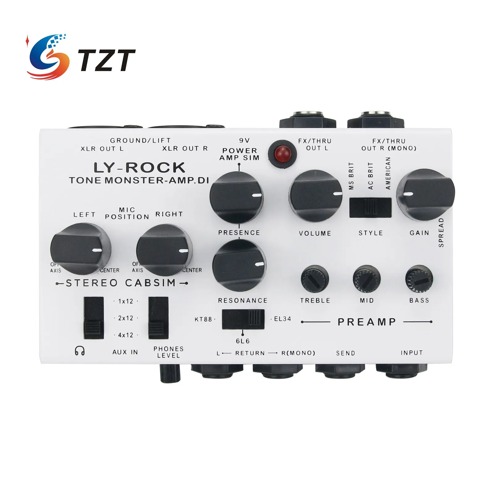 Мощный гитарный Педальный шкаф аналоговый корпус ди-бокс (8-в-1 0-ваттная коробка