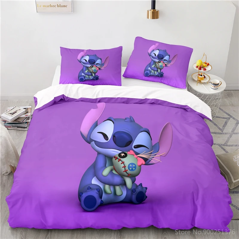 Комплект постельного белья с мультяшным 3d-рисунком Лило и Ститч комплект милыми
