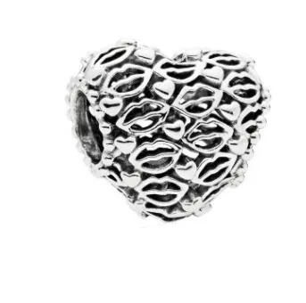 14 New 925 Sterling Silver Fashion capital Pendant Beads Fit Original Diy Bracelet Charms Jewelry making - Цвет: 14