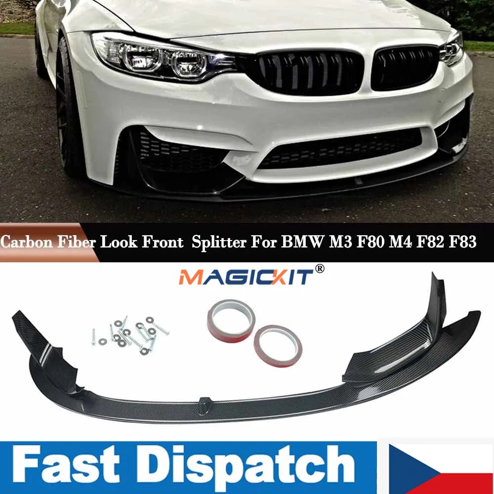 Передний спойлер MagicKit для BMW M3 M4 F80 F82 F83 | Автомобили и мотоциклы