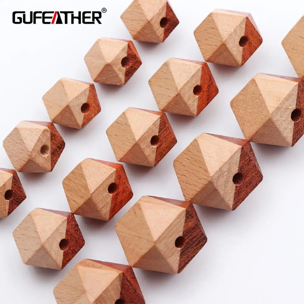 Аксессуары для ювелирных изделий GUFEATHER сережки ручной работы многоугольник