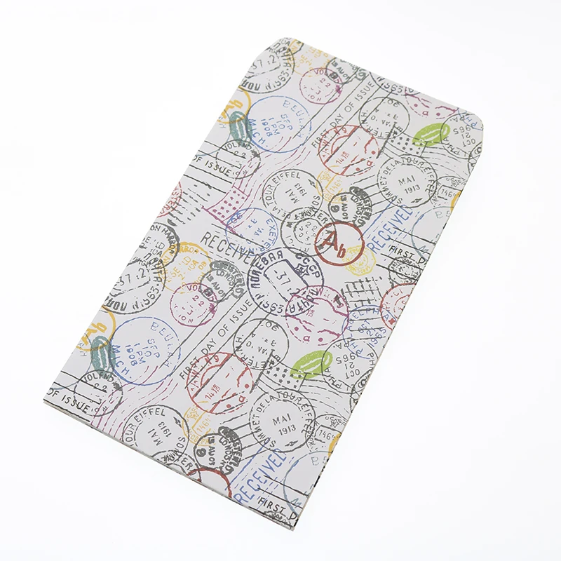 

6 Pieces / Retro European Retro Feeling Paper Envelope Card Marble Pattern Cover Scrapbook Office Gift Writing Envelope