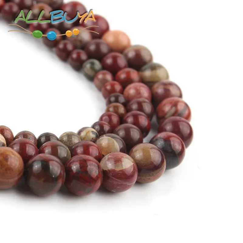 Бусины из натурального камня яшмы размеры 4 12 мм 15 дюймов|Бусины| |