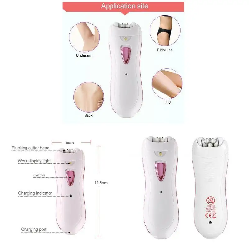 

Hot Women Hair Epilator Automatic Electric Facial Hair Remover Catcher Tool FRE-Drop