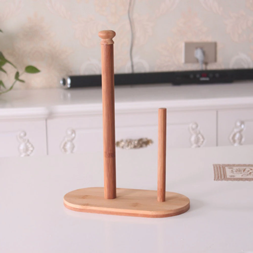 Бытовой держатель для бумаги вертикальный бумажных полотенец кухонный рулонов в