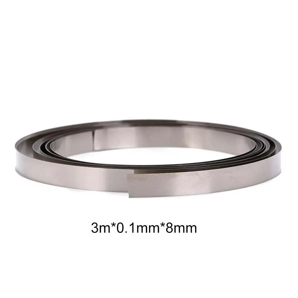 Стальная лента с покрытием из чистого никеля 2 м/3 м 8 мм X 0 1/0 12/0 15 для точечной