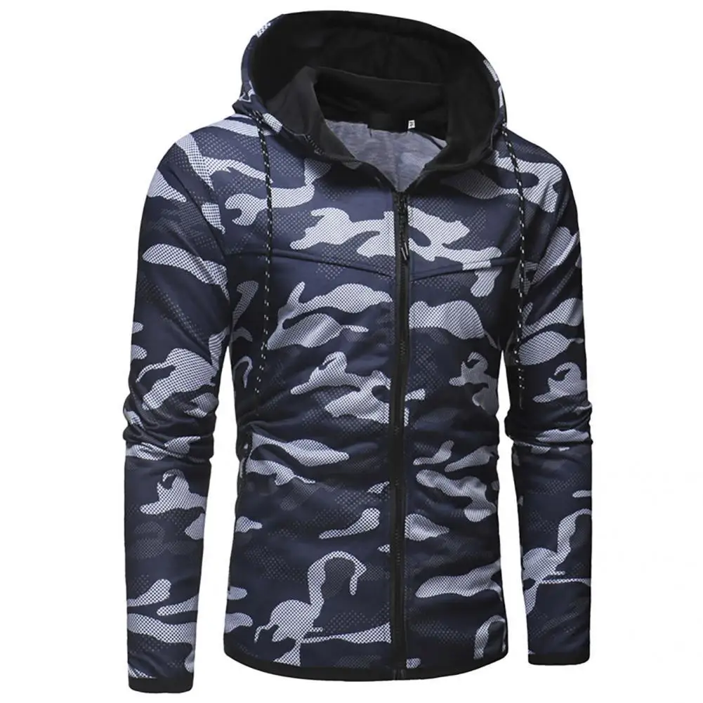 

Simple Jacket Coat Lapel Super Soft Hooded Drawstring Men Casual Sweatshirt Cardigan Hoodie Men Hoodie