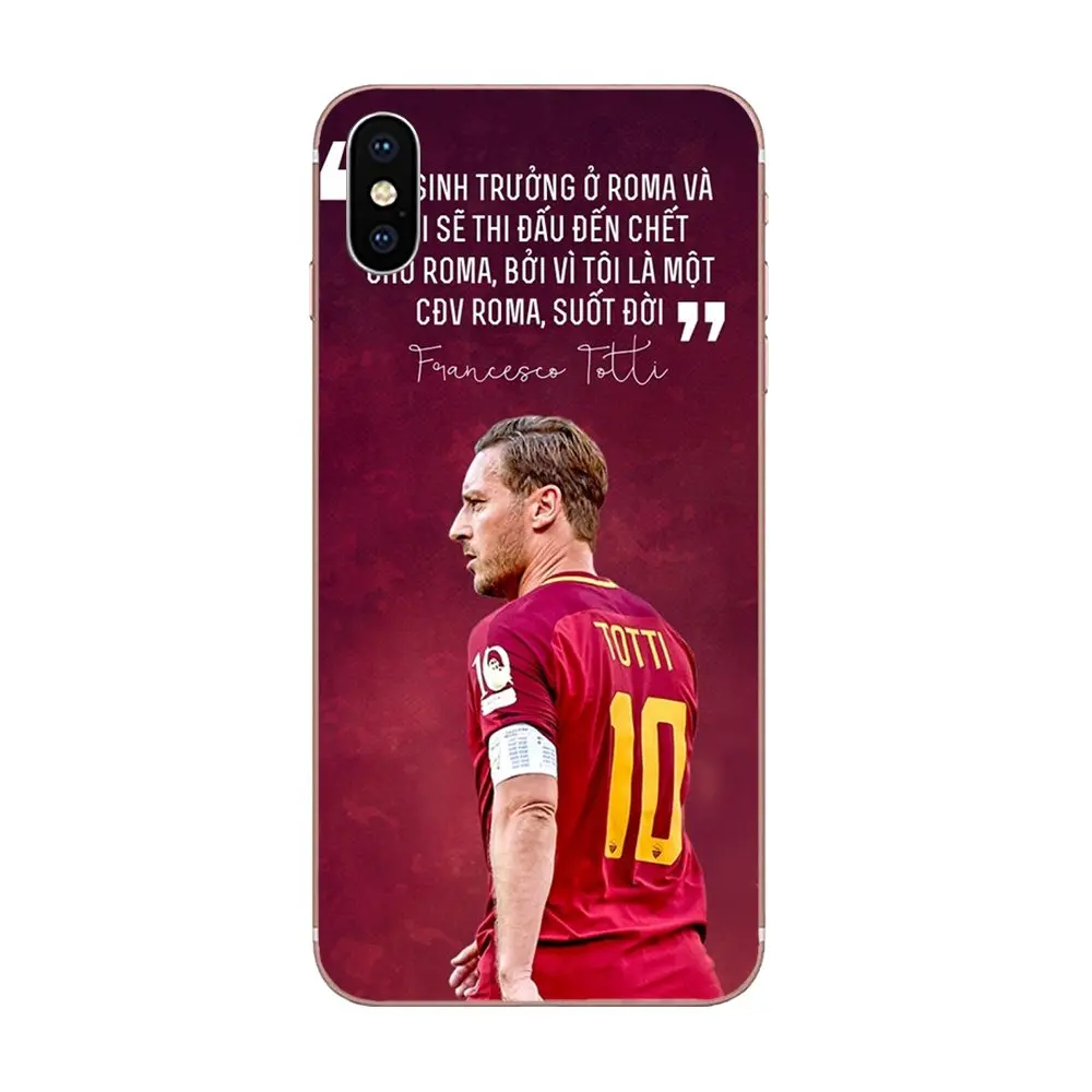 Soft TPU Stylish Case Francesco Totti For Huawei Honor 4C 5A 5C 5X 6 6A 6X 7 7A 7C 7X 8 8C 8S 9 10 10i 20 20i Lite Pro | Мобильные