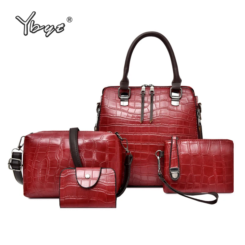 YBTY 4 шт./компл. винтажная повседневная женская комбинированная сумка роскошные