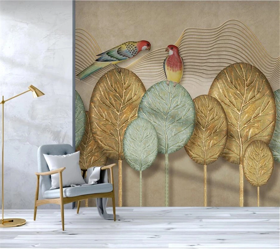 Обои на заказ 3d обои скандинавские минималистичные абстрактные ручная роспись