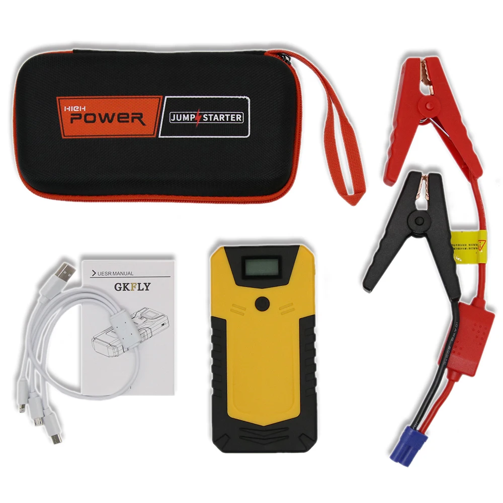 Пусковое устройство GKFLY для автомобиля портативное пусковое 12000 мАч 12 В внешний