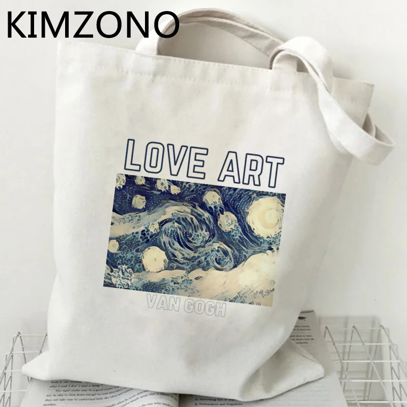 

Сумка для покупок Van Gogh, сумка для покупки продуктов, женская сумка из джута, сумки, экологические сумки-тоуты