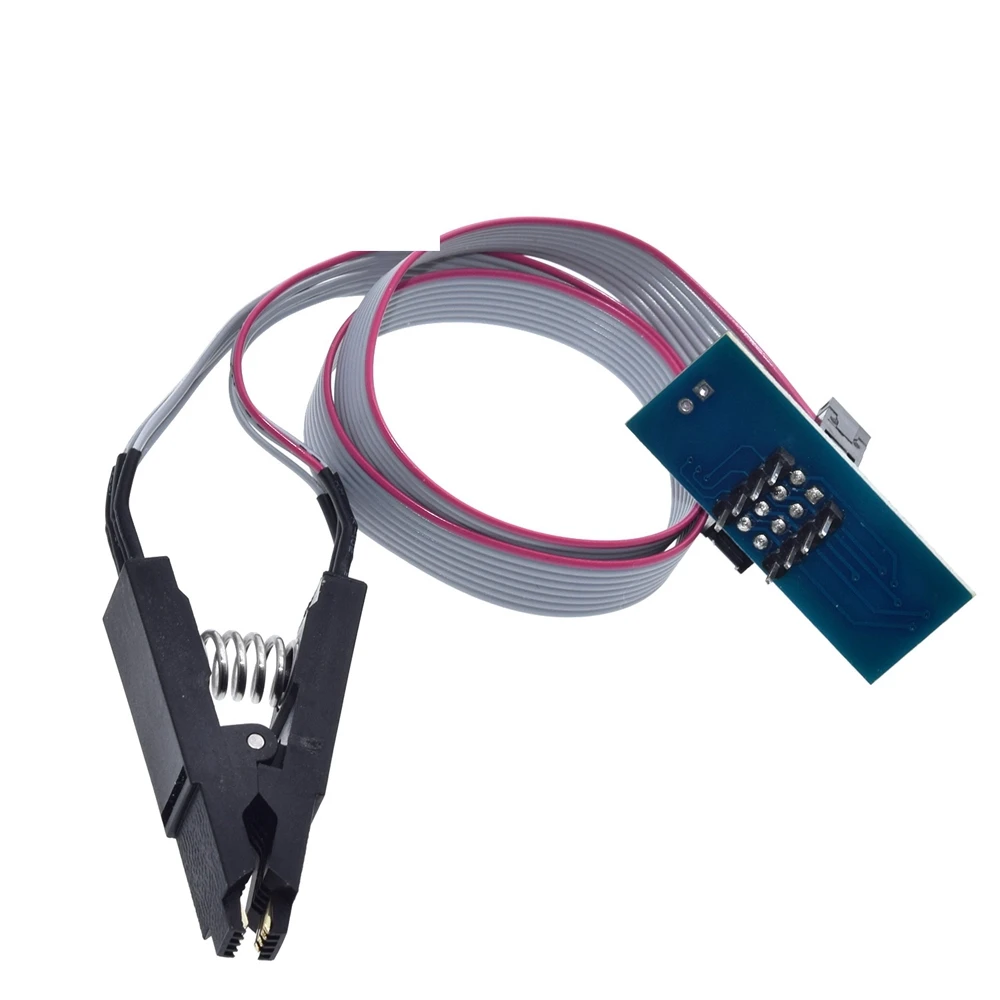 TZT Новый SOIC8 SOP8 Flash Chip зажим для проверки ИС Socket Adpter BIOS/24/25/93 программатор arduino |