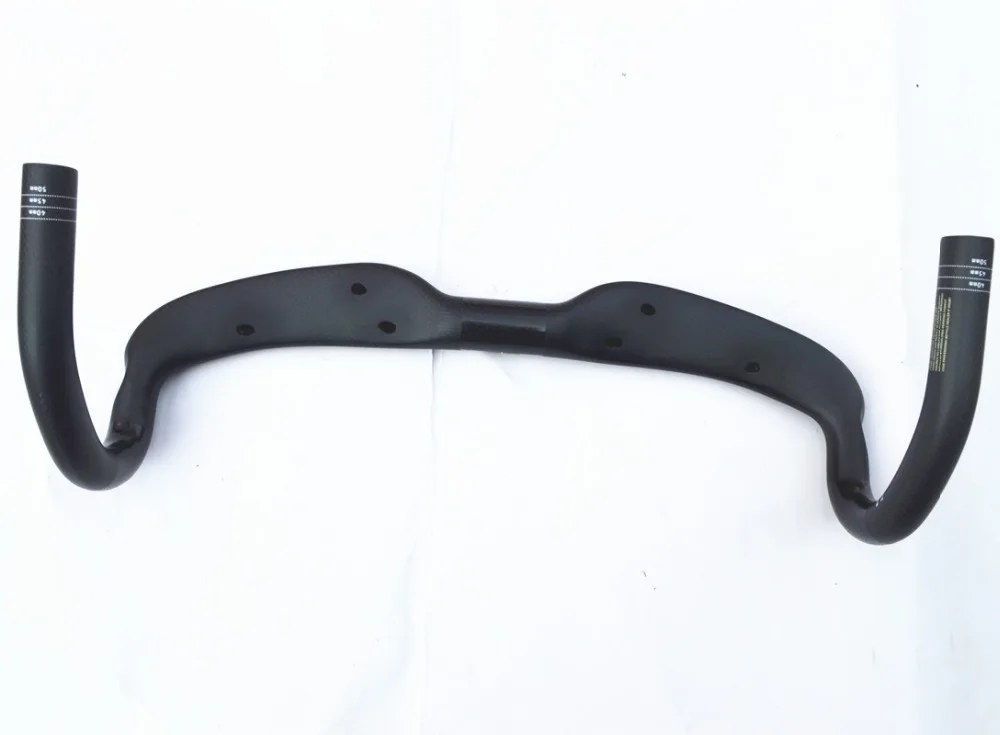 Купить Изогнутая панель из углеродного волокна для руля велосипеда запчасти для велосипеда 3k отделка 400/420/440 мм внутренняя кабельная прокладка