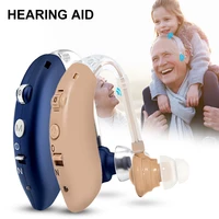 4 mode rechargeable hearing aid digital bte hearing aids adjustable tone sound amplifier portable deaf elderly mini hearing aid