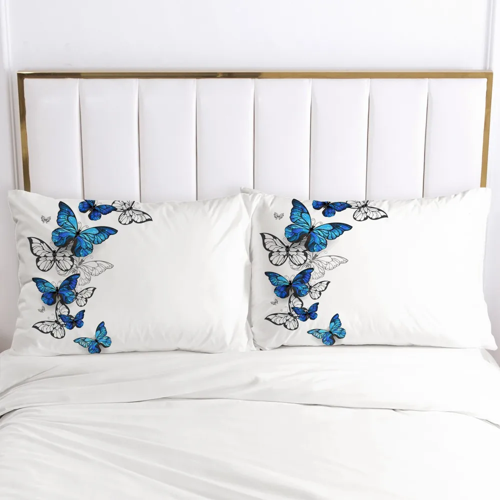 

3D Digital Printing Custom luxury Pillow Case Pillowcase 50x70cm 50x75cm 70x70cm Decorative Pillow Cover White Bedding Drop Ship