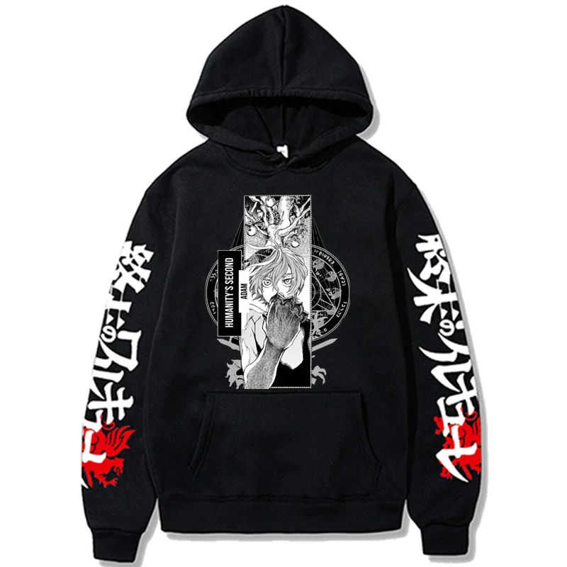 

Новинка 2021, Крутая толстовка с аниме-Героем Ragnarok, Адам, Мужская/Женская Повседневная Свободная Толстовка в стиле Харадзюку, хип-хоп, уличная ...