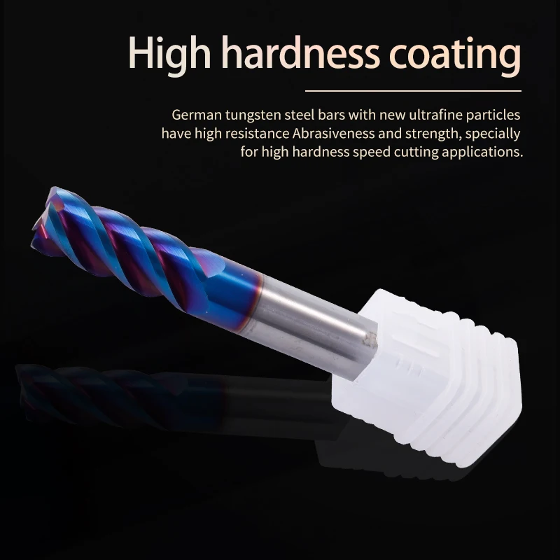 

Концевые фрезы ZGT из вольфрамовой стали HRC65 4 Flute