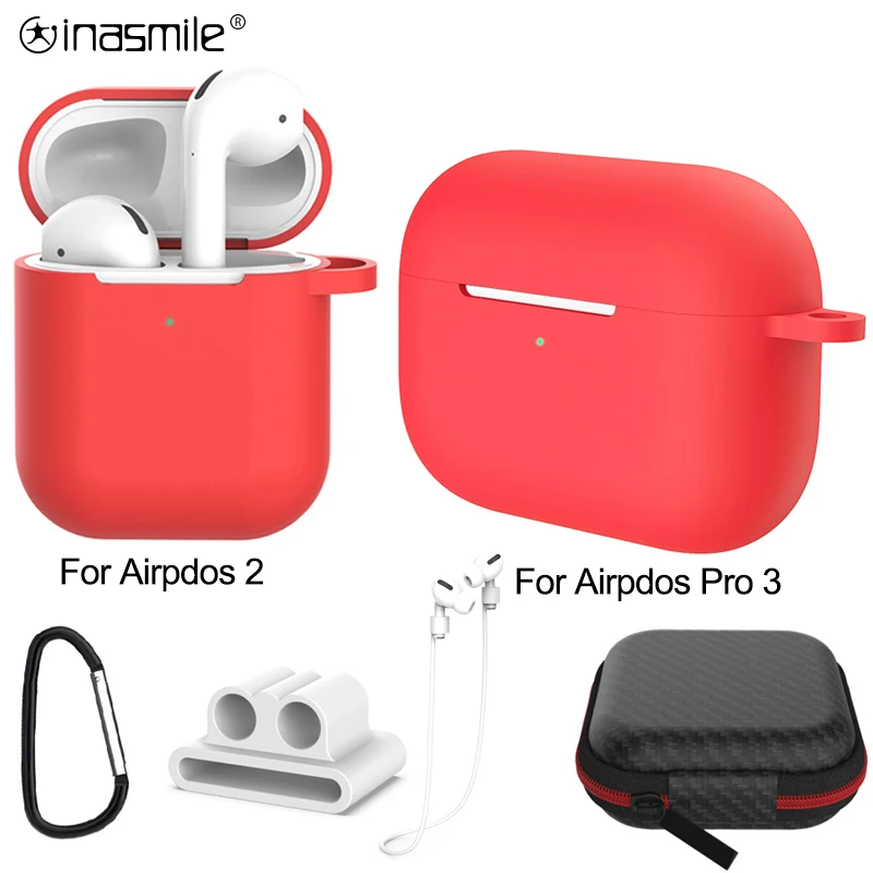 Великолепный чехол в подарок для наушников Air pods 3 Pro airpods силиконовый Airpods Apple 2