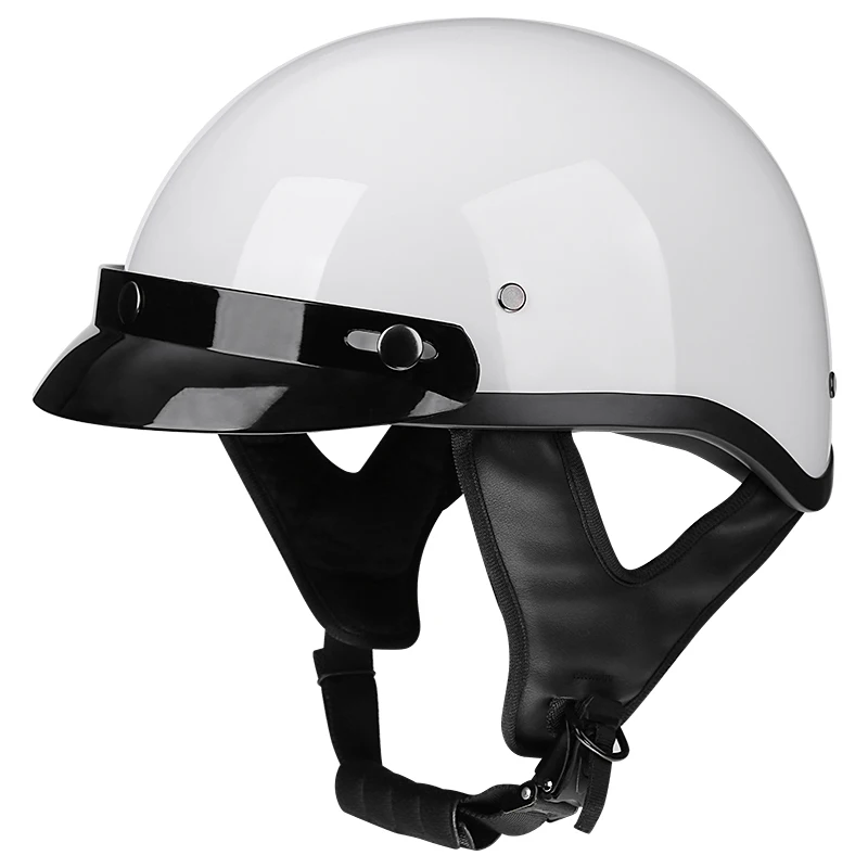 Женский мотоциклетный шлем Cholo в стиле полуоткрытого мотоцикла Vintage Motorbike Biker Riding Scooter Cruiser Capacetes Para.