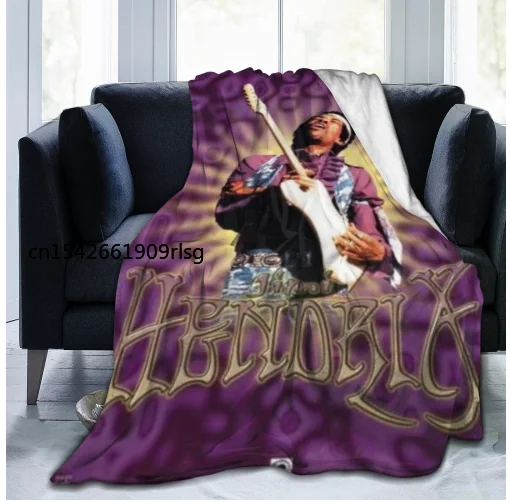 

Jimi Hendrix Blankets Ultra-Soft Fleece Blanket Flannel Velvet Plush Throw Blanket