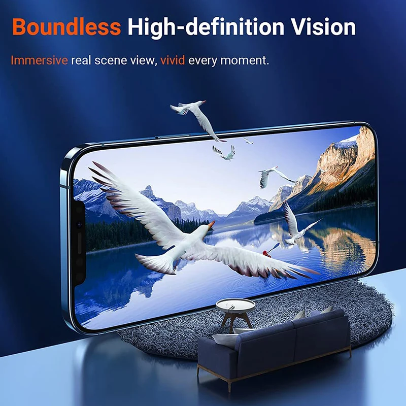 4K HD Film  90D Full Cover Protective Glass For iPhone 14 13 12 11 ProMax XS Max X XR Screen Protector For iPhone Tempered Film