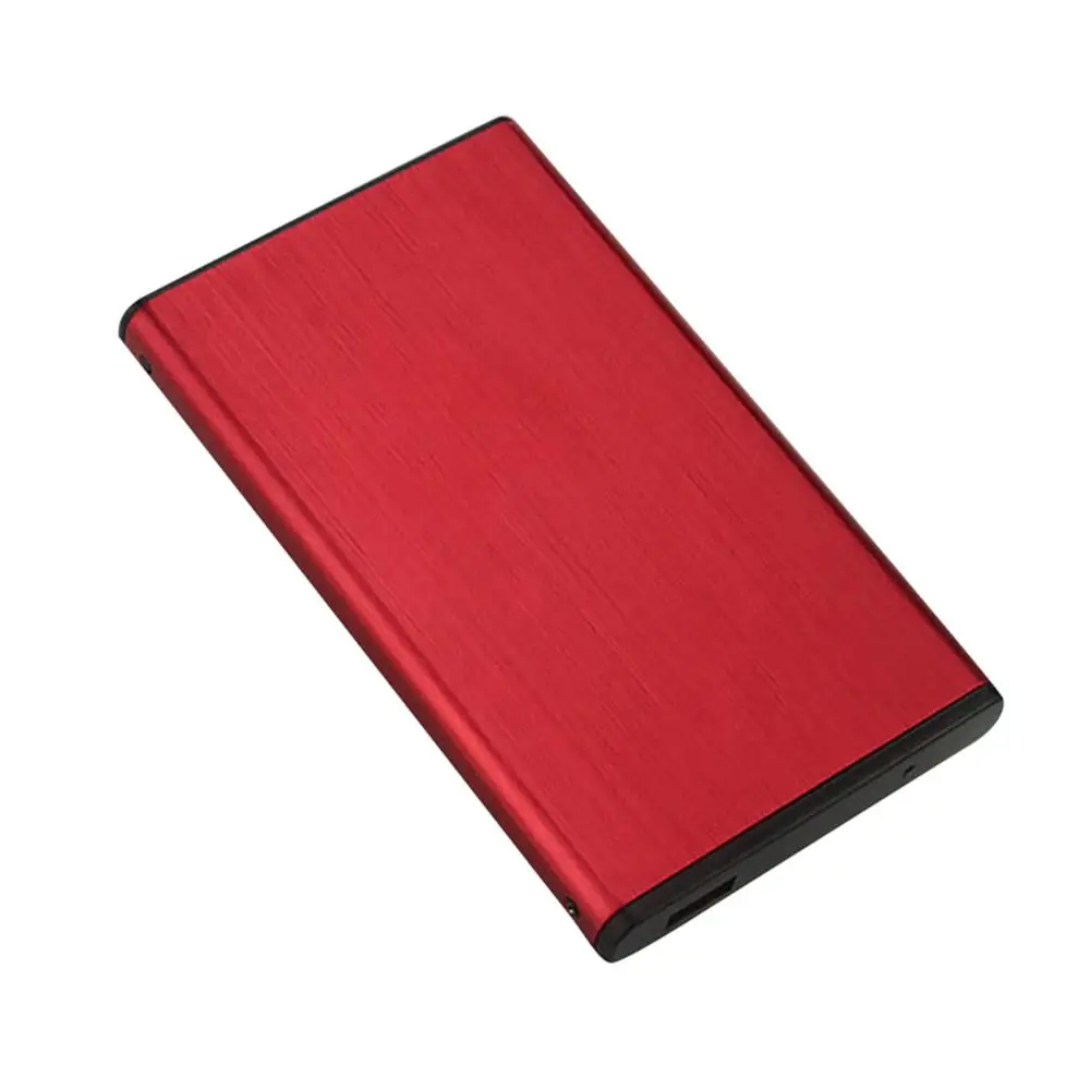 Red USB 3.0 2,5 ''портативный SATA внешний hdd док-станция чехол с застежкой HDD жесткий корпус диск USB 3,0 USB 2,0 внешний жесткий диск чехол - Цвет: Red USB 3.0