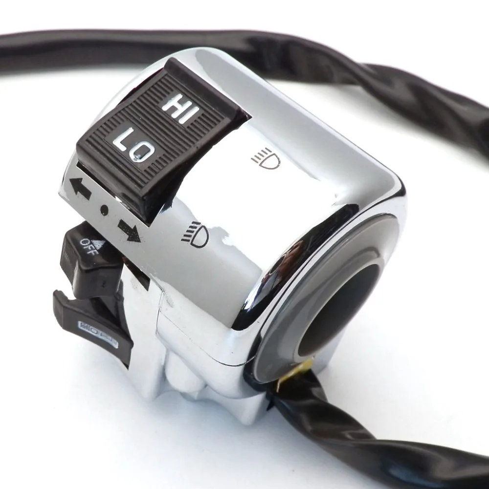 

New Left Handlebar Switch Horn Turn Signal Low High Beam Assembly for 150 Scooter Baron BMS Retro Lance Vintage 25mm 1"