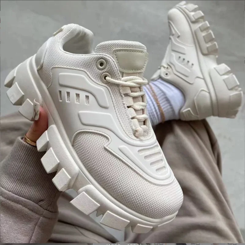 

Chunky Sneakers Big Size 36-43 Outdoor Sports Shoes Woman on Platform Sneakers 2022Breathable Trainers Women Zapatos De Mujer