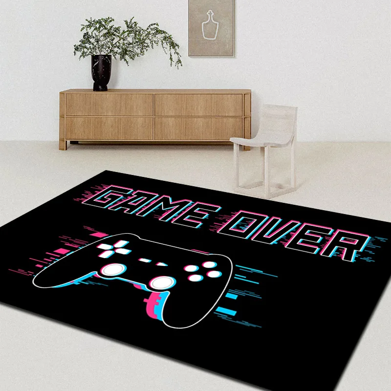 

Cartoons Gamer Controller Area Rugs Non-Slip Floor Mat Doormats Home Runner Rug Carpet for Bedroom Indoor Outdoor Kids Play Mat